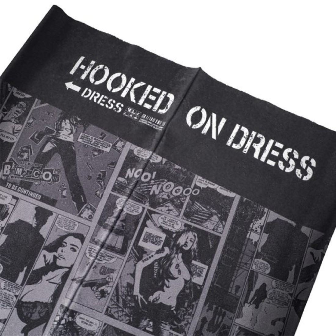 Dress Cool Neck Gaiter ”Girl Comic”