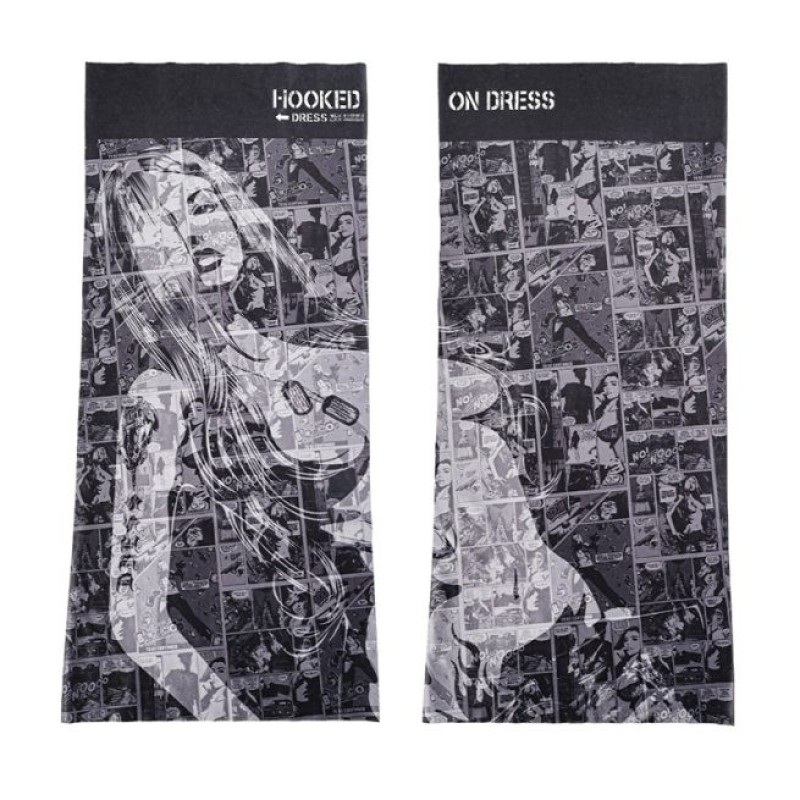 Dress Cool Neck Gaiter ”Girl Comic”