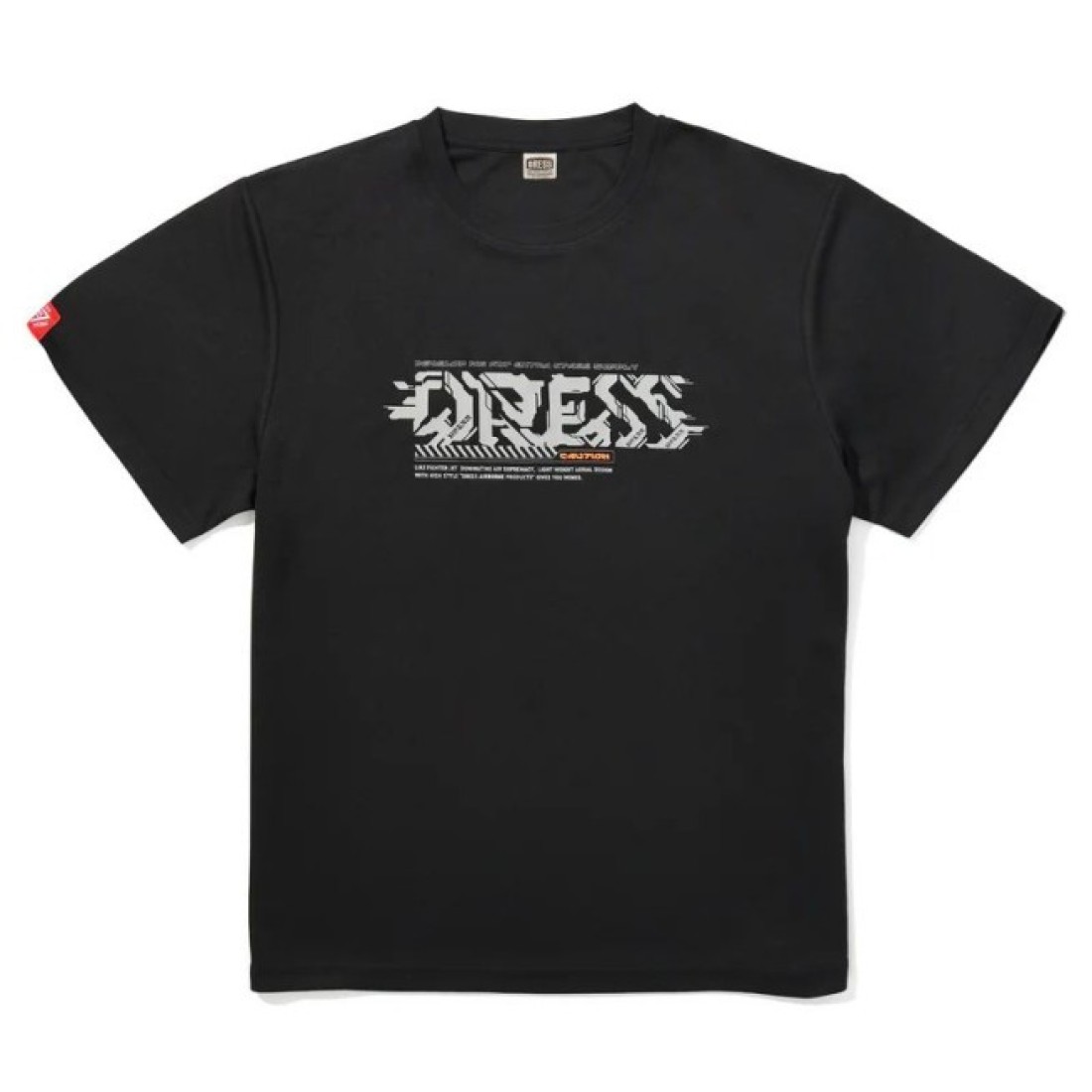 Dress Cyber Logo Dry T-Shirt (Black)