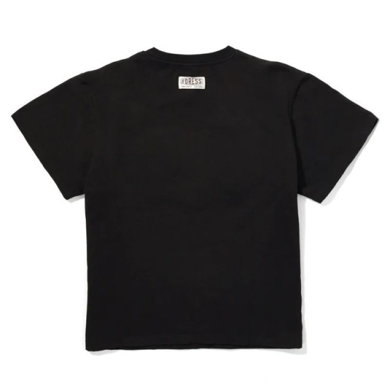 Dress Embossed Logo T-Shirt (Black)