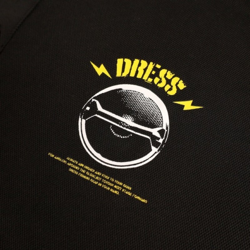 Dress Loud Girl Dry Polo Shirt (Black)