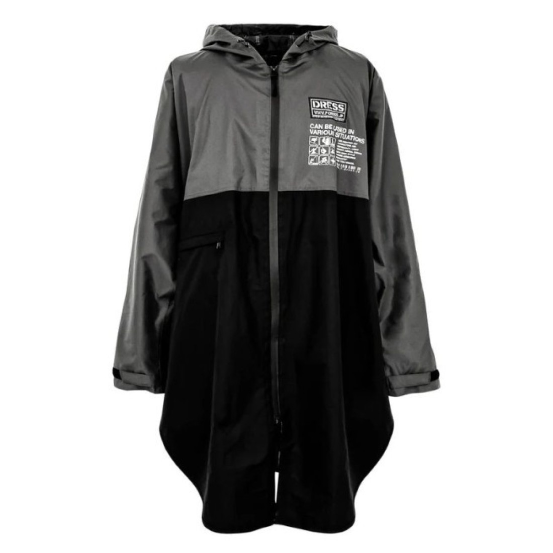 Dress Packable Rain Poncho Airborne