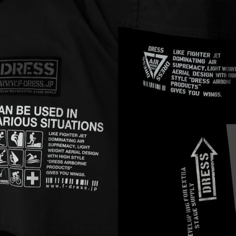 Dress Packable Rain Poncho Airborne