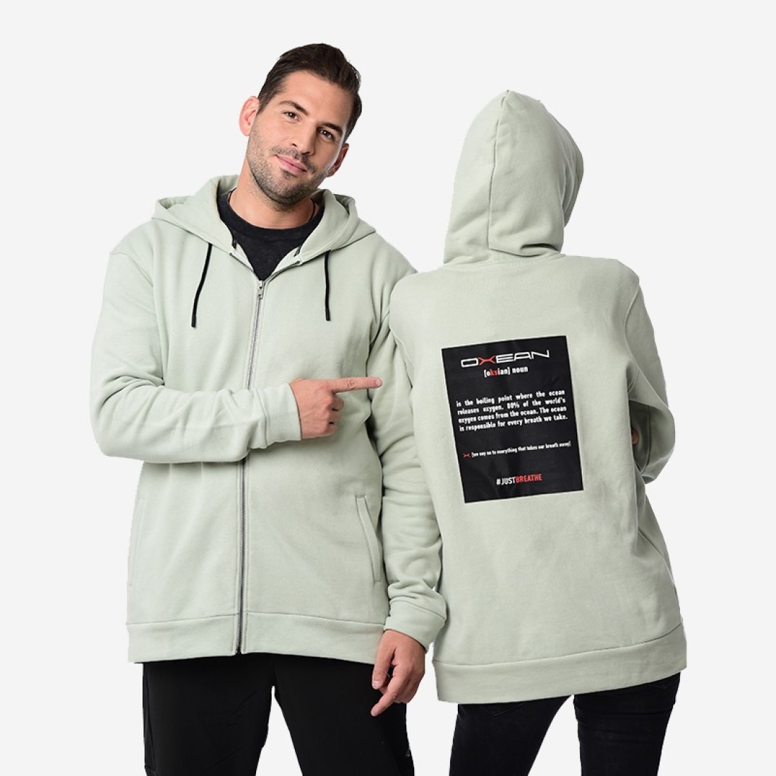 Oxean Jacket Textile Mint