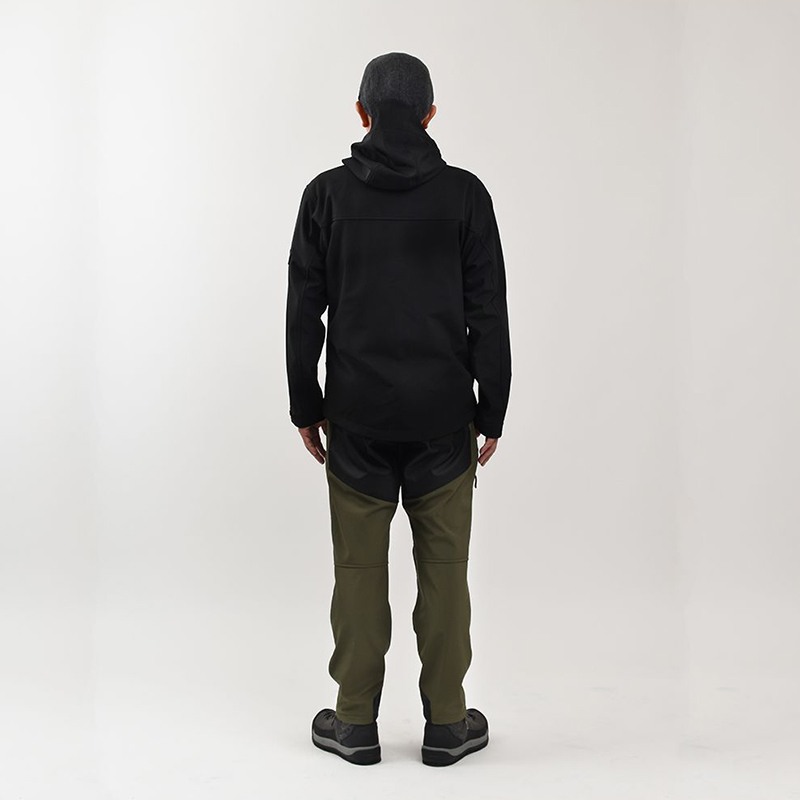 RBB Windguard Hoodie II Heather Black
